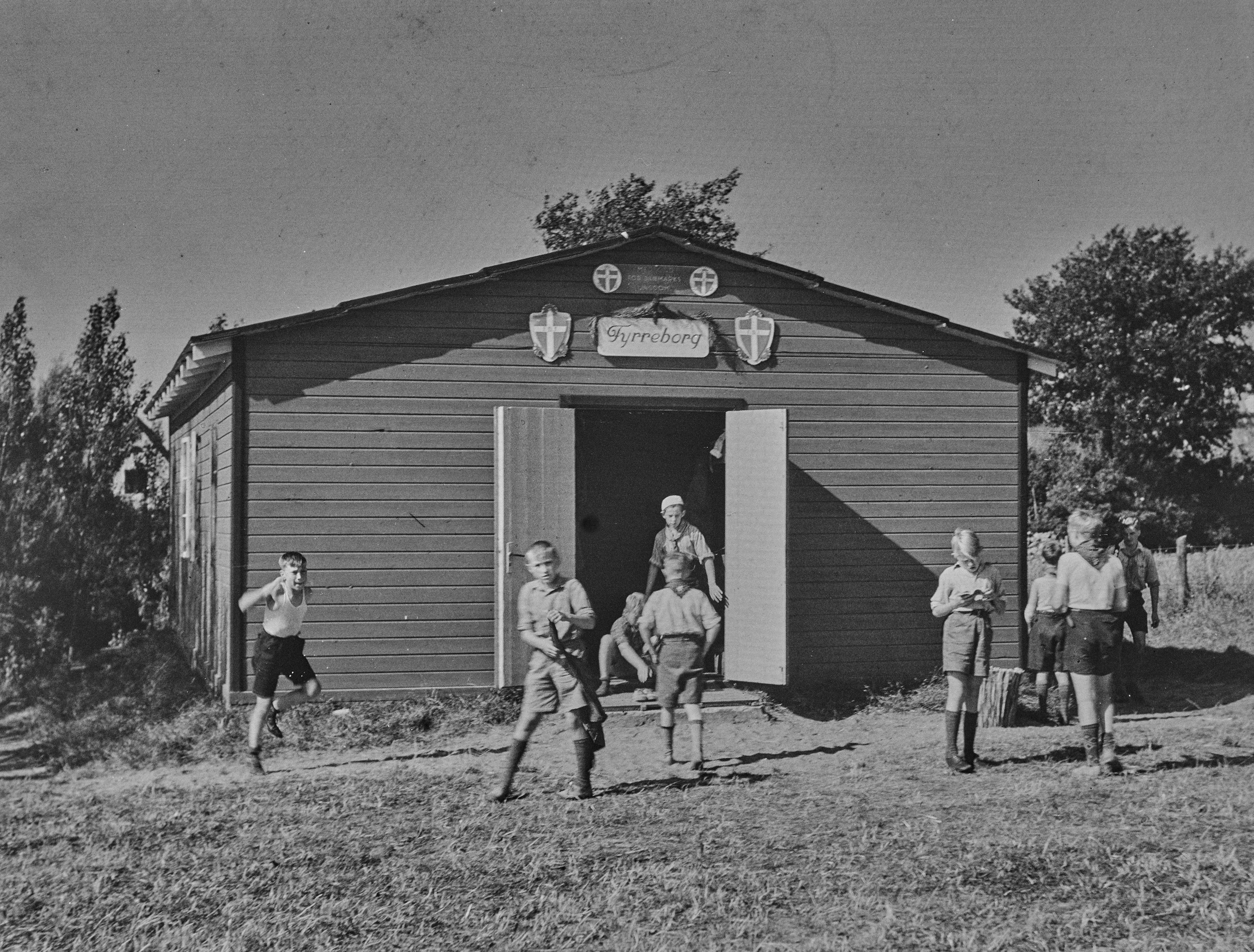 Fyrreborg hvor omkring FDF´erne var på sommerlejr 1930-1931.