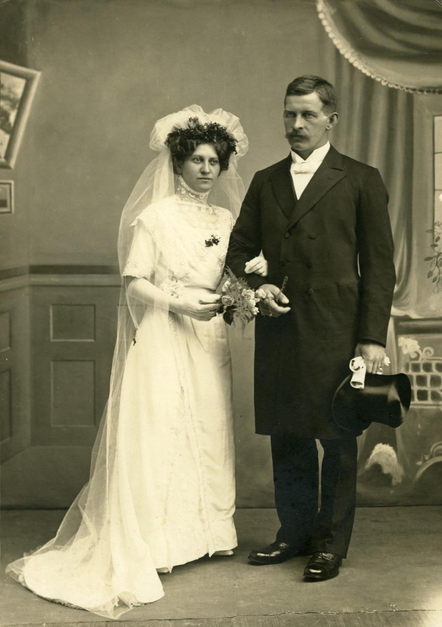 Ingeborg og Frederik Petersen. 1913