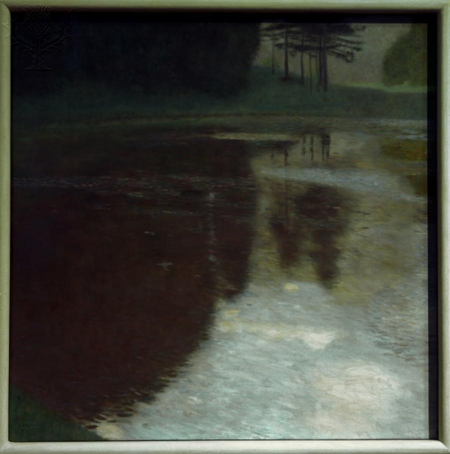 Gustav Klimt maleri: Morning by the Pond